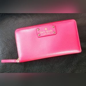 Hot Pink Kate Spade Wallet